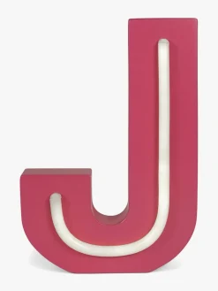 POPP Bogstavslampe J, Lyserød