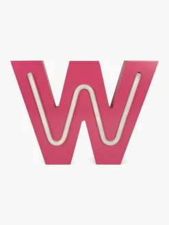 POPP Bogstavslampe W, Lyserød