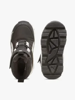 Puma Evolve Puretex AC Inf Vinterstøvler, Black/Ash Grey/White