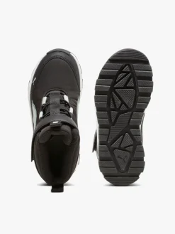 Puma Evolve Puretex AC PS Vinterstøvler, Black/Ash Grey/White