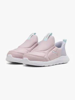 Puma Fun Racer 2 Slip On Infant Sneakers, Mauve Mist/Sea Glass/Lilac Crush
