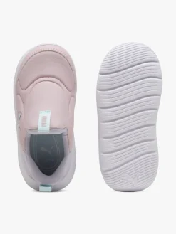 Puma Fun Racer 2 Slip On Infant Sneakers, Mauve Mist/Sea Glass/Lilac Crush