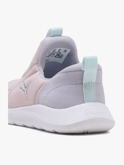 Puma Fun Racer 2 Slip On Infant Sneakers, Mauve Mist/Sea Glass/Lilac Crush
