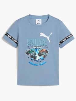 Puma Hot Wheels T-shirt, Cool Blue