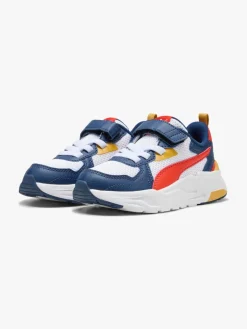 Puma Trinity Lite AC+ PS Sneakers, White/Fierce Red/Persian Blue