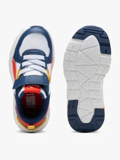 Puma Trinity Lite AC+ PS Sneakers, White/Fierce Red/Persian Blue