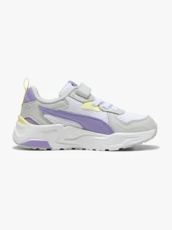 Puma Trinity Lite AC+ PS Sneakers, White/Lavender Alert/Glacial Gray