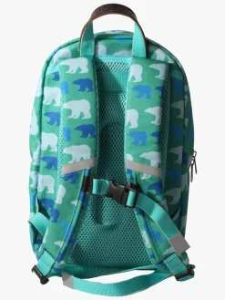 Pure Norway Rygsæk Isbjørn, Skolestartssæt, Grøn