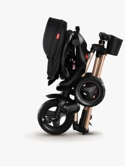 QPlay Nova Golden 6-i-1 Sammenklappelig Trehjulet Cykel, Sort