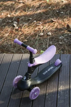 QPlay Sema Evo 5-in-1 Trehjulet Løbehjul, Violet