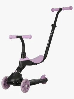 QPlay Sema Evo 5-in-1 Trehjulet Løbehjul, Violet