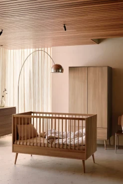 Quax FLOW Convertible Tremmeseng 70x140, Honey Ash