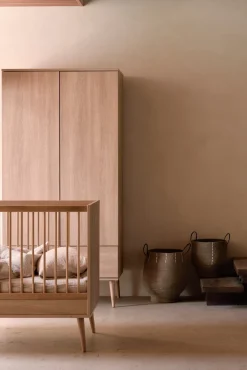 Quax FLOW Convertible Tremmeseng 70x140, Honey Ash