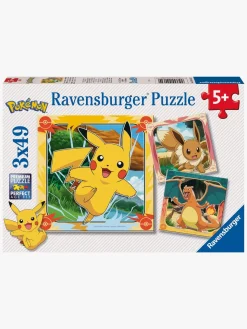 Ravensburger Pokémon Puslespil 3x49 Brikker