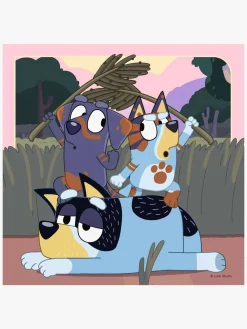 Ravensburger Puslespil Bluey 3x49 Brikker