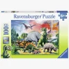 Ravensburger Puslespil Dinosaurer 100 Brikker