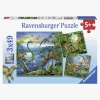 Ravensburger Puslespil Dinosaurer 3x49 Brikker