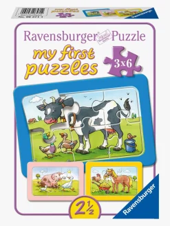 Ravensburger Puslespil Dyrevenner 3x6 Brikker