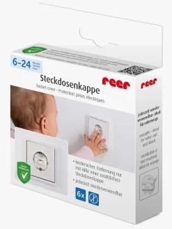 Reer Sikkerhedsstik 6-pak, Hvid