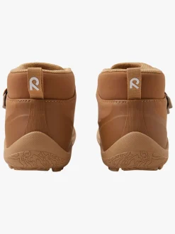 Reima Hyppii Barefoot WP Sneakers, Cinnamon Brown