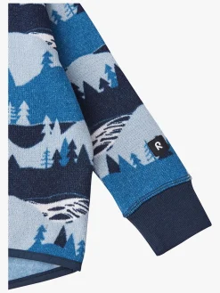 Reima Ornament Fleecetrøje, Soft Navy