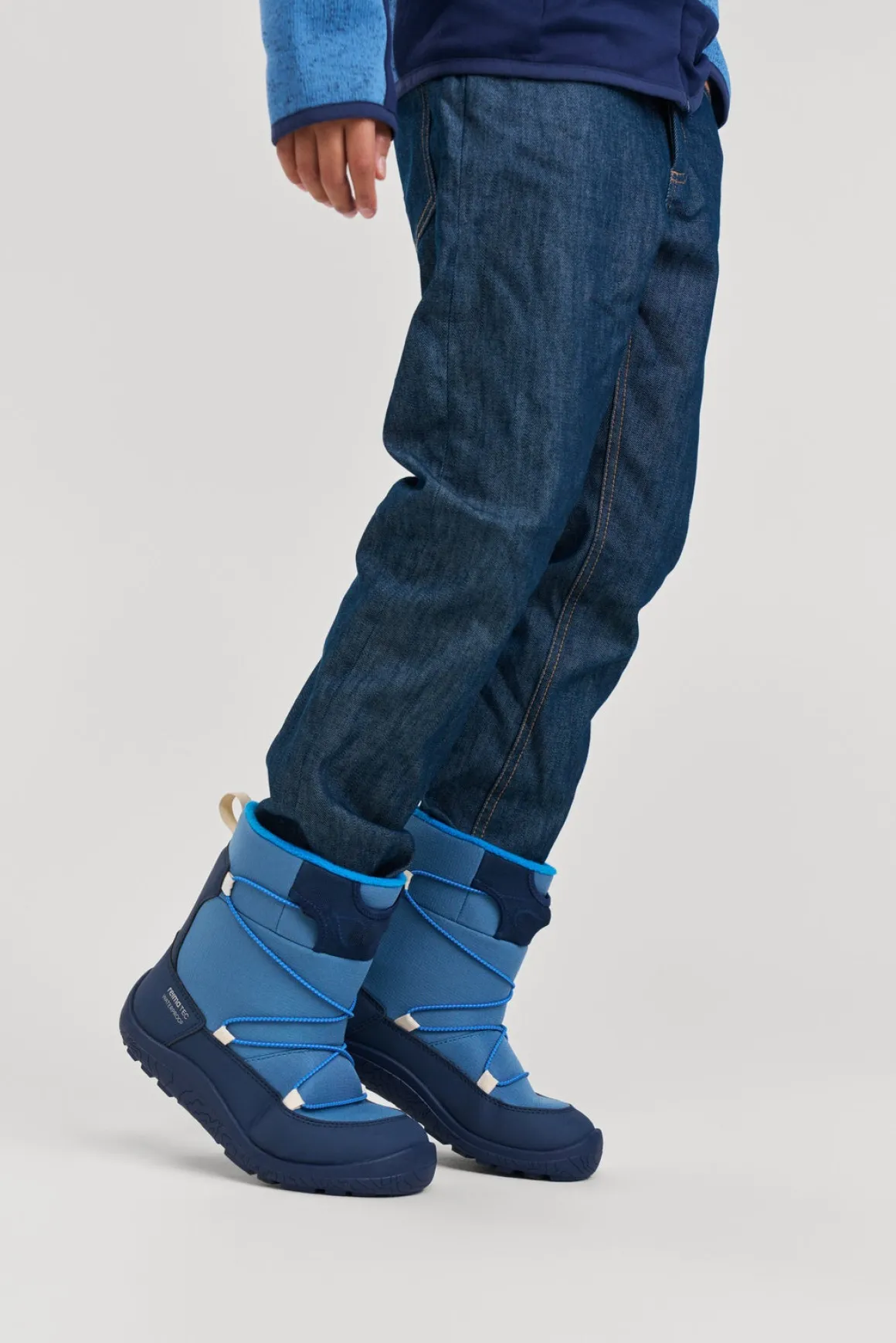 Reimatec Ensilumi Barefoot Jr Vinterstøvler, Navy