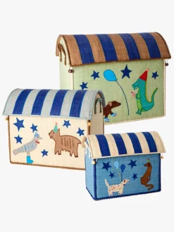 Rice Opbevaringskurve Festdyr 3-i-1, Blå