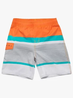 Rip Curl Hawkson Easy Fit Boardshorts 16 tum, Orange Popsicle
