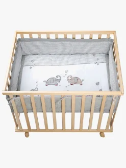 Roba Kravlegård med Hjul & Sengehest, Jumbotwins Wood