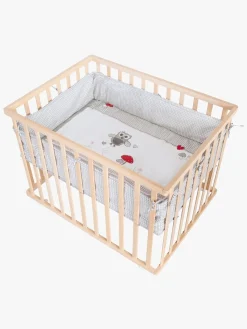 Roba Kravlegård med Hjul, Adam & Owl Wood