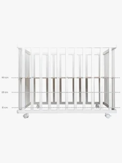 Roba Kravlegård med Hjul, Fox & Bunny White