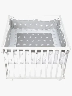 Roba Kravlegård med Hjul, Little Stars White