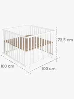 Roba Kravlegård med Hjul, Little Stars White