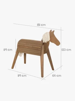Roba Udendørslegehest 123 cm, Brun
