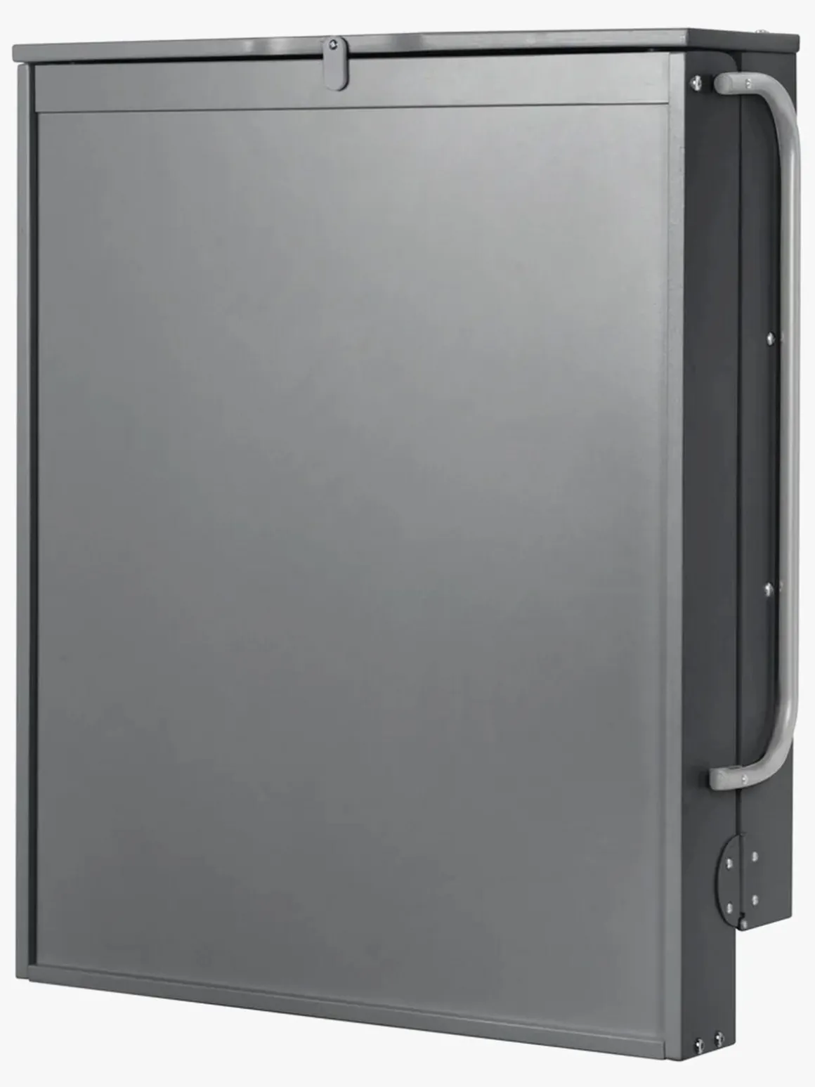 Roba Væghængt Puslebord & Puslepude, Anthracite Lacquered/Silver Grey