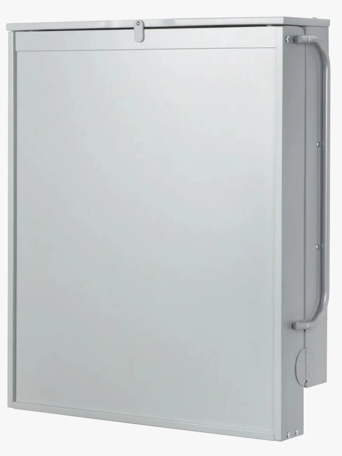 Roba Væghængt Puslebord & Puslepude, Taupe Lacquered/Silver Grey