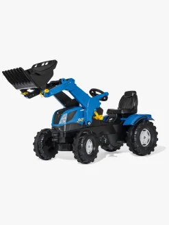 Rolly Toys Farmtrac New Holland Pedaltraktor, Blå