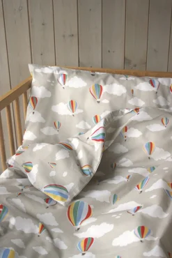 Rätt Start Sengesæt Tremmeseng 100x130 Luftballon 3 Dele, Greige