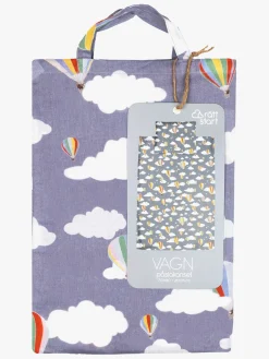 Rätt Start Sengesæt Vogn 70x80 Luftballon 3 Dele, Midnatsblå