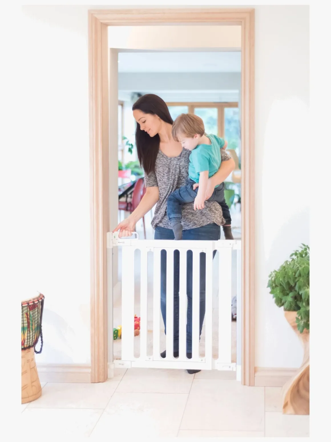 Safe & Care SafeGate Wood Skruegitter, Hvid