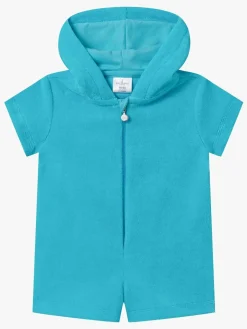 Saltabad Charlie Frotté Jumpsuit, Turkis