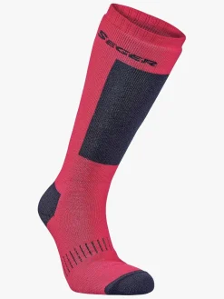 Seger Alpin Skistrømper, Cerise