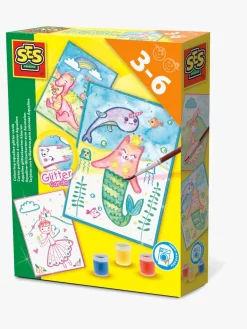 SES Kreasæt Aqualine Glitterkort