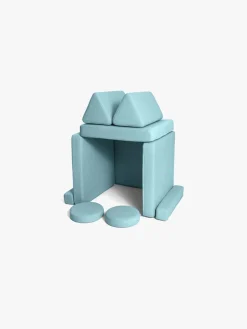 Shappy Play Bygbar Sofa 160x80 cm, Sky Blue