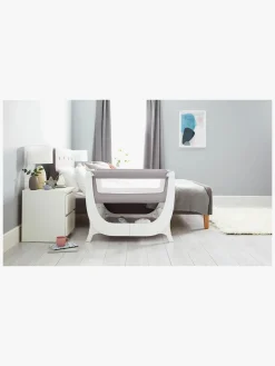 Shnuggle Air Bedside Crib, Dove Grey