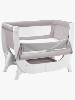 Shnuggle Air Bedside Crib, Stone Grey