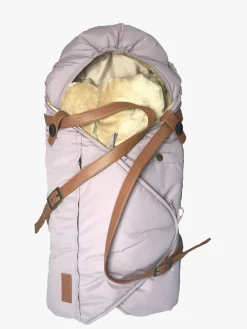 Sleepbag Mini Vinterkørepose, Dusty Purple/Brown