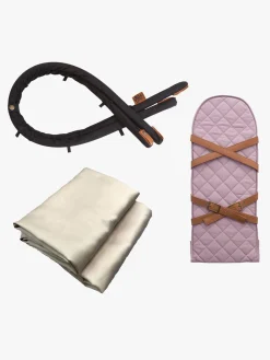 Sleepbag Tilbehørspakke Mini, Dusty Purple/Brown