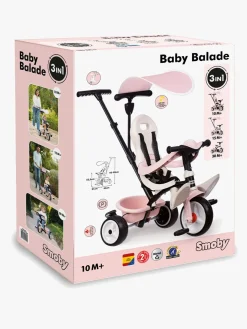 Smoby Baby Balade Trehjulet Cykel Plus, Pink