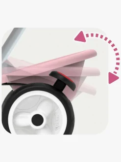 Smoby Trehjulet Cykel Baby Balade Plus, Lyserød